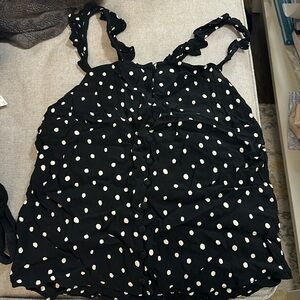 Madewell polka dot top